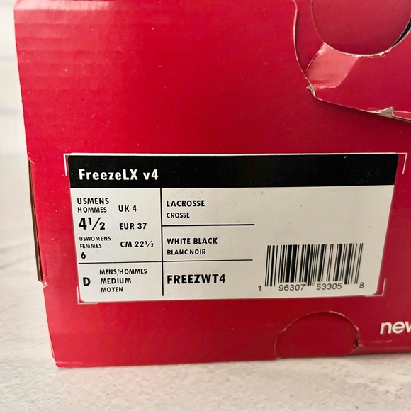 New Balance FreezeLX V4 Lacrosse Cleats women’s size 6 men’s size 4 1/2 BNIB - Picture 13 of 16